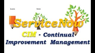 CIM  Continual Improvement Management  A Overview  ServiceNow Shorts Short [upl. by Nonez]