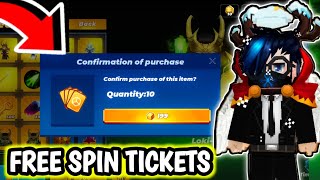 Using FREE SPIN Tickets in GOD OF DECEPTION Event  Blockman Go [upl. by Reg]