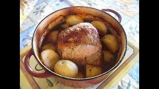 Recette Rôti de Porc aux patates jaunes [upl. by Cutlip]