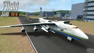 Ovilex Flight Sim 2018 Antonov AN225  Full HD Gameplay Ultra Graphics [upl. by Enoryt751]