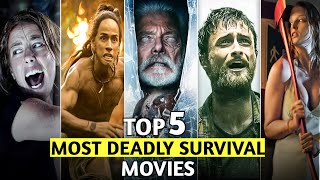 Top 5 Hidden Survival Movies on Netflix prime video 2024 [upl. by Oriole206]