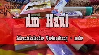 ❤ HAUL ❤ dm Adventskalender Ediotion  mehr RAUBUG  Schokolade  Balea Mizellenwasser [upl. by Voltz]