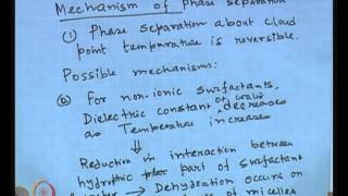 Mod01 Lec29 Surfactant Based Separation Processes [upl. by Abbotsen]