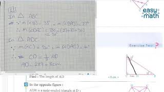 Math Prep 2 First term Geometry Lesson 2 Exercise [upl. by Alilak]