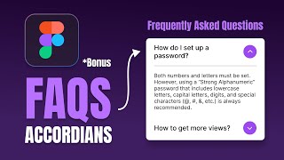 Interactive FAQ Accordians in Figma [upl. by Kopaz]