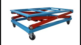 DIY tool  Make An Adjustable Scissor Lift Table [upl. by Anaoj]