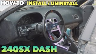 How to InstallUninstall 240sx dashboard [upl. by Namron703]