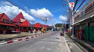 Koh Samui Lamai walking street and Lamai beach  Virtual walking tour  Streets of Thailand 2020 [upl. by Laehpar]