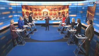 NORGE NRK1 10102024 PARTILEDERDEBATTEN ARBEIDERPARTIET OG OPPOSISJONEN [upl. by Dahsar702]