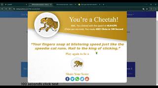 100 seconds click test  Is this the world record [upl. by Ramsey]