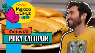 ¡Las tortas TRADICIONALES del centro de la CdMx están en la quotTexcocanaquot  México al Chile [upl. by Niltyak]