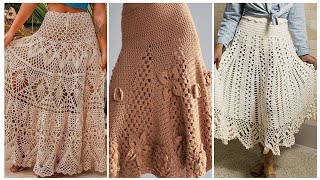 Very Attractive amp Trendy Crochet Long Skirts Designs Ideas 2024 [upl. by Oiram354]