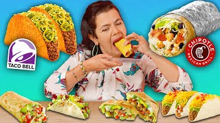 Mexican Moms Rank EVERY Mexican Fast Food Compilation [upl. by Chita258]