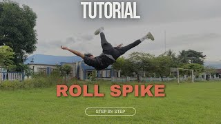 TRAINING ROLL SPIKE SEPAK TAKRAW STEP BY STEP tutorialrollspike sepaktakraw [upl. by Goodrich]