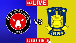 Midtjylland vs Brøndby IF live kamp danmark i dag 2024 [upl. by Dud276]