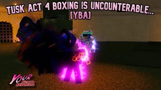 YBA Tusk Act 4 Boxing is UNCOUNTERABLE [upl. by Rocray514]