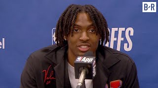 Tyrese Maxey Breaks Down His GameTying 3 vs Knicks in Game 5  2024 NBA Playoffs [upl. by Murielle]