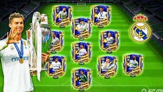 Real Madrid 2018 UCL Winning Squad Builder Real Madrid Squad  FC Mobile [upl. by Kelcey966]