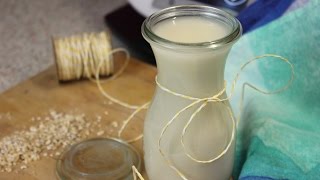 Selbstgemachte HafermilchHaferdrink pflanzliche Milchalternative aus dem Thermomix vegan [upl. by Yorgen]