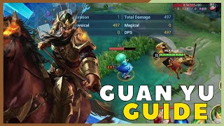 Easy Guan Yu Guide  Honor of Kings [upl. by Dragelin812]