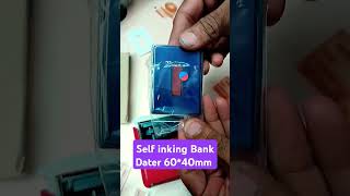 Big size Self inking Bank Dater making tutorial trodat bank youtubeshorts [upl. by Orbadiah308]