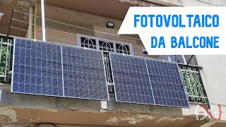 Il mio Impianto Fotovoltaico da Balcone a 600W da controllare in Home Assistant [upl. by Keithley805]