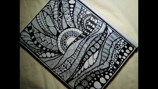 Zentangle patterns  Zentangle art  Zentangle  Doodle art  Zendoodle [upl. by Rehpotsirahc82]