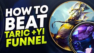 HOW TO BEAT TARICYI FUNNEL STRAT IN 15 MINS   League of Legends [upl. by Eanel886]