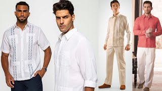 CAMISA GUAYABERA o CUBAVERA en VERANO Fashion Men [upl. by Eannaj]