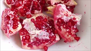 Pomegranates Making Pomegranate Jam [upl. by Whitford50]