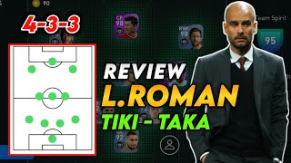 How To Play L Roman Pep Guardiola Manchester City Team Manager Efootball Pes 2021 Mobile [upl. by Ramad]