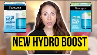 NEW Neutrogena Hydro Boost Water Cream And Water Gel Review [upl. by Atinram]