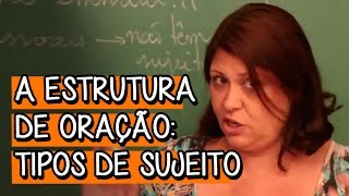 A Estrutura de Oração Tipos de Sujeito  Extensivo Português  Descomplica [upl. by Ronnica472]