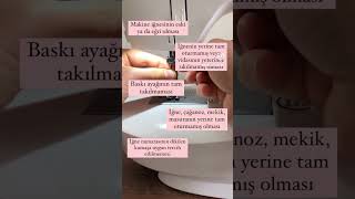 Dikiş makinesi iğnesinin kırılmasının sebepleri ⤴️ kalıpsızdikiş sewing dikişteknikleri [upl. by Claus]