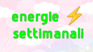 🔮 ENERGIE ⚡ SETTIMANALI dal 2910 al 311🍄🍄‍🟫🌈 [upl. by Lindemann679]