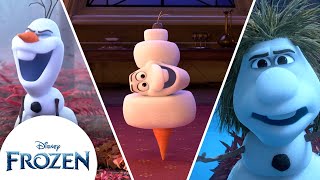 Olafs Funniest Moments  Try Not To Laugh  Frozen 2 [upl. by Eadwina]