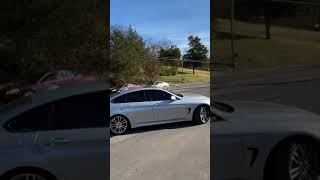 2017 BMW 430i TURBO EXHAUST w STRAIGHT PIPES shorts [upl. by Zohara]