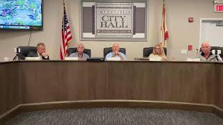 Carrabelle City Commission  July 11 2024 [upl. by Suilmann833]