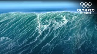 Are these the largest Waves ever surfed  Nazare 2020 The Beast Awakens [upl. by Ornas558]