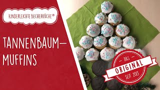 Rezept für Weihnachten  Tannenbaum aus Muffins [upl. by Sibella]