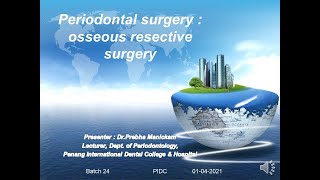 Resective osseous surgery [upl. by Duwad449]