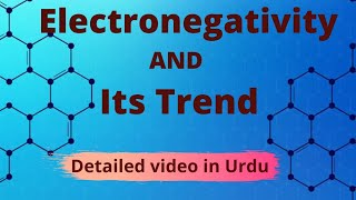 Electronegativity  Trend in Period and Group  Lecture by Misha Urdu [upl. by Kano]