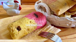 Tamales Dulces esponjaditos con maicena fresa🍓vainilla 😋 [upl. by Aisa]