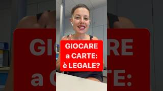 DIRITTOINPILLOLE  GIOCARE a CARTE è LEGALE [upl. by Rehportsirhc773]