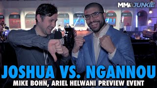 Ariel Helwani Mike Bohn Preview JoshuaNgannou React to Jake Paul vs Mike Tyson Talk UFC 299 [upl. by Sardse]