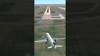 Volaris A320 Crosswind Landing aviation avgeek a320 landing rfs flightsimulator plane [upl. by Gridley]