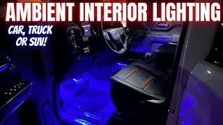 Watch This BEFORE Choosing LED AMBIENT INTERIOR Lighting Mod for your Car or Truck [upl. by Paton]