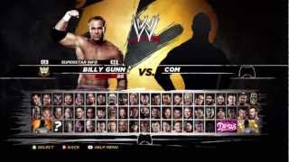 WWE 12  My Completed CAW Roster X360 [upl. by Ltihcox]