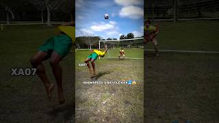 Ishow Speeds Bicycle Kick 🥶😱 shorts ronaldo ishowspeed shortsvideo [upl. by Netsrik]