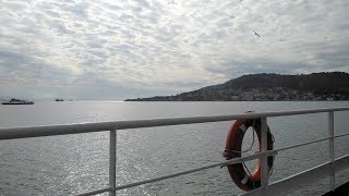 Dardanelles Ferry Boat Turkey AsiaEurope [upl. by Flodnar]